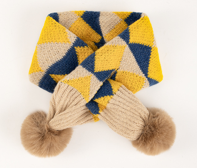 Uniszex sál kockás mintával, poliészter, sima szövés, jacquard, téglalap alakú