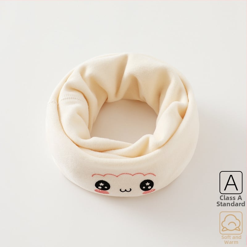 Medvilninis šalikėlis kūdikiams ir vaikams, šiltas žiemai, vienos spalvos, pritaikymas galimas