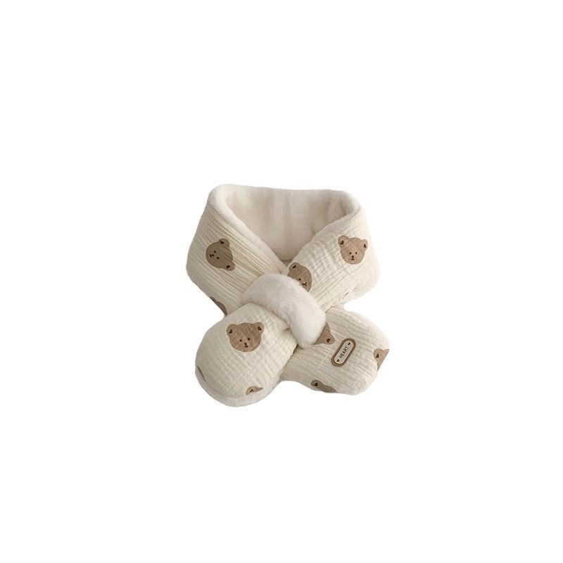 Gyerek sál, rajzfilm-stílusú, pamutból, fiúknak, tavasz