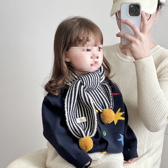 Dreams kasmír sál, uniszex, >96% kasmír, csíkos kötött, tavasz