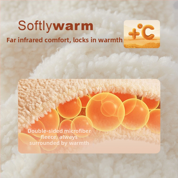 Unisex pledės šalikas su pūkine apdaila, žiemai šilta, poliester >96%, kryžminė kaklo apsauga