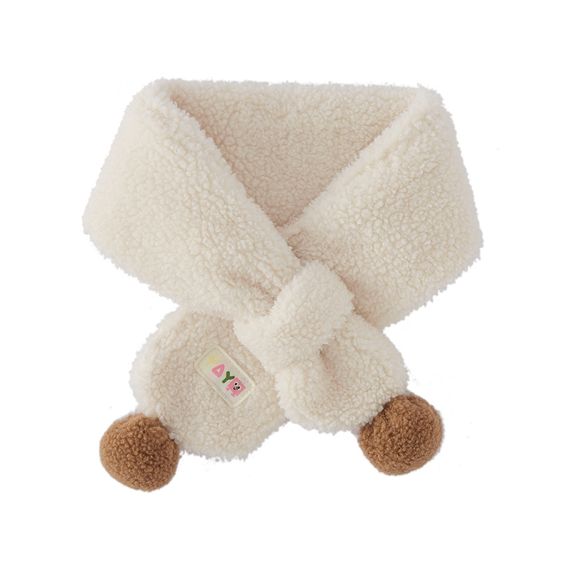 Unisex pledės šalikas su pūkine apdaila, žiemai šilta, poliester >96%, kryžminė kaklo apsauga