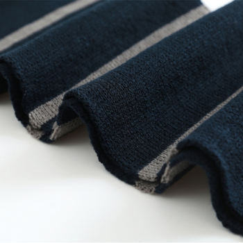 Šal od akrilnih vlakana/umjetne vune, prugasti uzorak, warp pletenje, japansko-korejski stil, zima