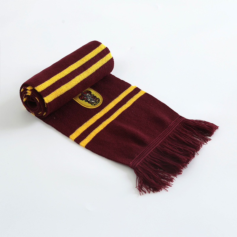 Šal od akrilnih vlakana/umjetne vune, prugasti uzorak, warp pletenje, japansko-korejski stil, zima