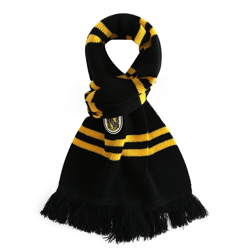 Šal od akrilnih vlakana/umjetne vune, prugasti uzorak, warp pletenje, japansko-korejski stil, zima