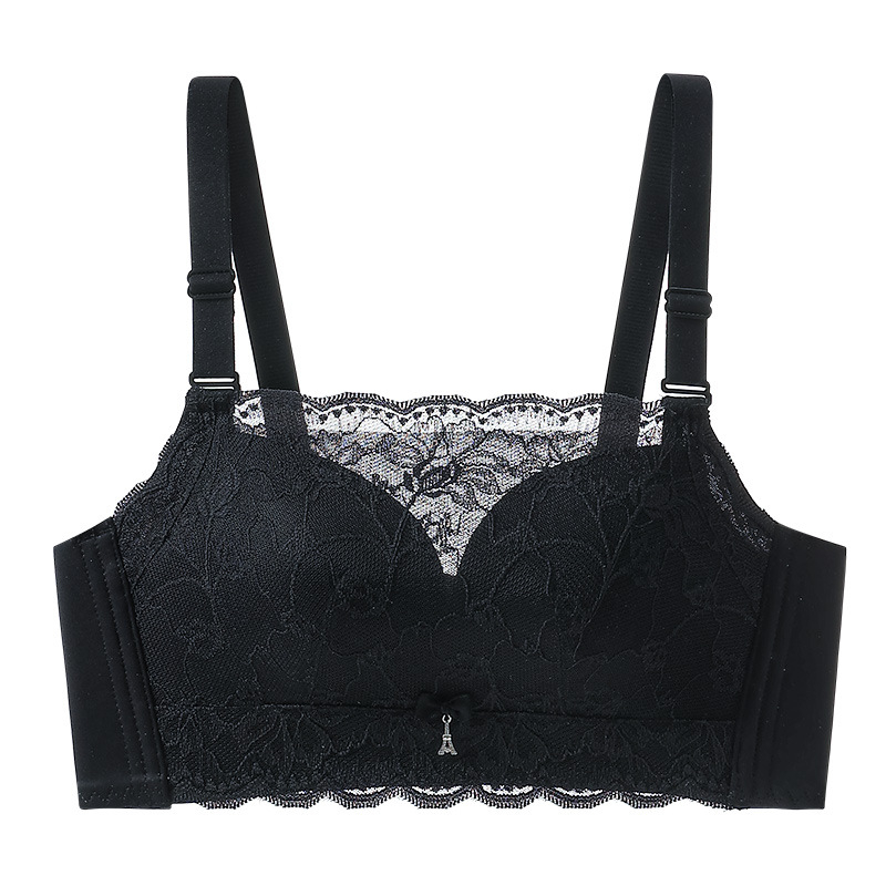 Δαντελένιο σουτιέν τύπου σωλήνας, χωρίς σύρμα, διαπνέον, διαμόρφωση, ρυθμιζόμενες τιράντες, πίσω κούμπωμα τεσσάρων σειρών