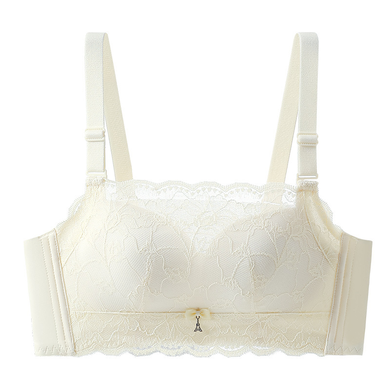 Δαντελένιο σουτιέν τύπου σωλήνας, χωρίς σύρμα, διαπνέον, διαμόρφωση, ρυθμιζόμενες τιράντες, πίσω κούμπωμα τεσσάρων σειρών