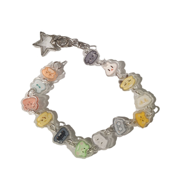 Akrila atslēgu piekariņš ar zvaigznes motīvu, drukas personalizācija, fanu suvenīrs dāvana