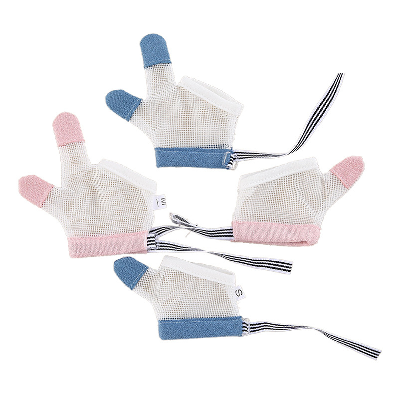 Gyermekeknek szánt harapásgátló ujjvédő kesztyűk – uniszex, csúszásmentes, mindazokra az évszakokra, 2025 tavasz