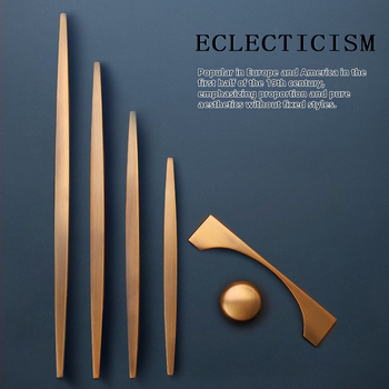 Ziemeļniecisks garderobes un skapja durvju rokturis – mūsdienīgs minimālisma stils, cinka sakausējums, elektroapdullēšana, modelis 96