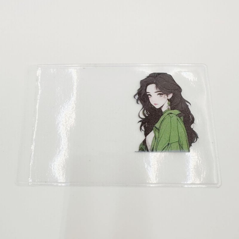 Θήκη για κάρτες - Πλαστικό, στυλ καρτούν; Δημιουργικό σετ ID με avatar μαθητή για προστασία της ιδιωτικότητας