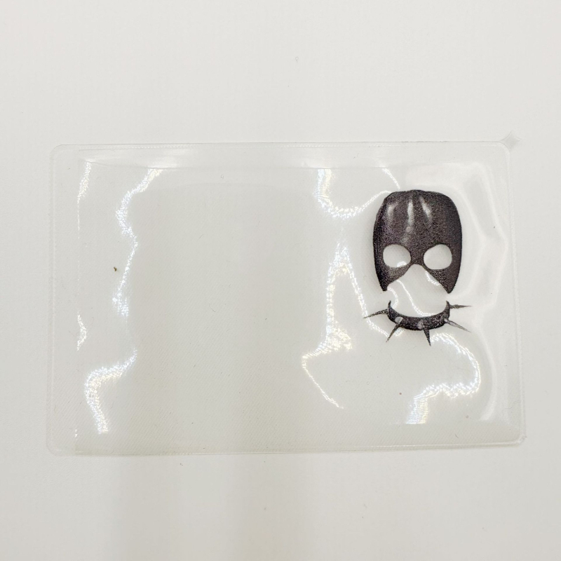 Σετ πλαστικών θηκών καρτών σε στυλ κινούμενων σχεδίων με κάλυψη ιδιωτικότητας, θέμα γλυκός μαθητής