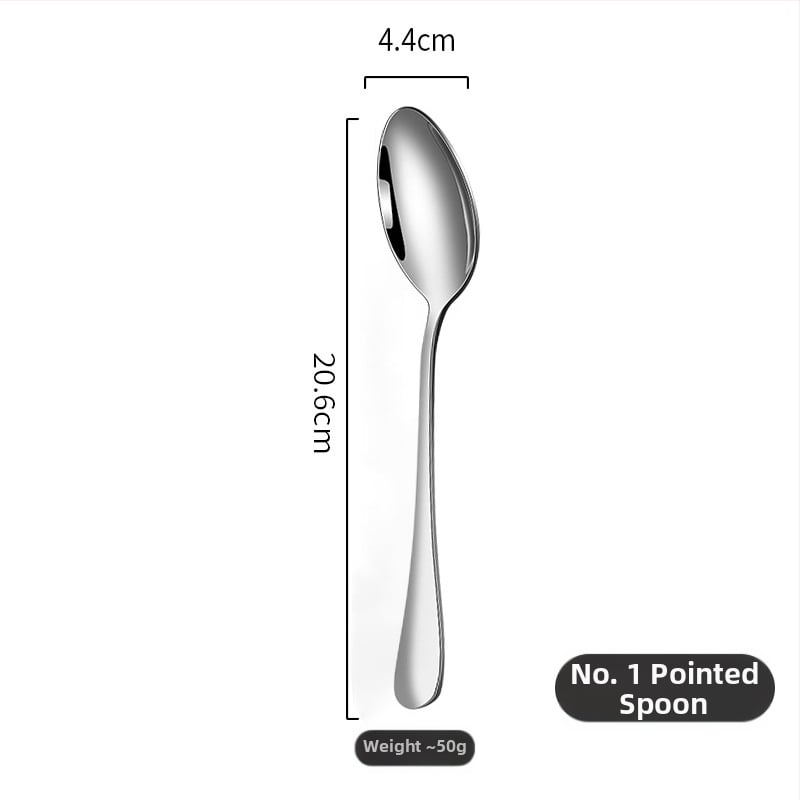 3 dalių peilis, šakutė ir šaukštas iš nerūdijančio plieno 410, veidrodinis poliravimas, su logotipu atspausdintu, pritaikymas galimas