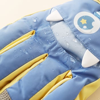 Dječje skijaške rukavice — vodootporne, otporne na vjetar, topla flis podstava, unisex, za uzrast 7–12 godina