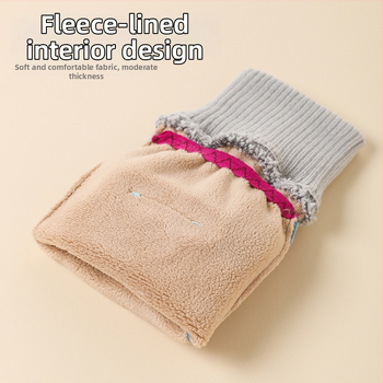 Vaikų nailoniniai žieminiai pirštinės, animacinis piešinys, unisex, šilti, neslidūs, pirštiniai, amžius 6–10, kodas LY