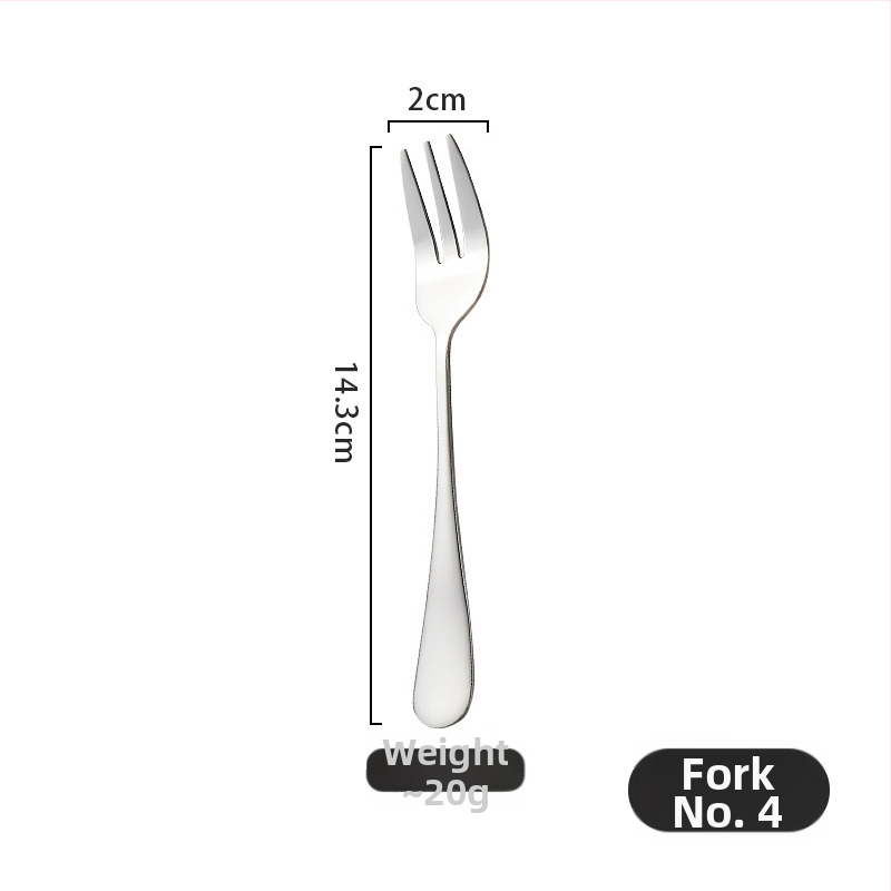 410 nerūdijančio plieno indų rinkinys — peilis, šakutė ir šaukštas, veidrodinis poliravimas, šiuolaikinis minimalistinis stilius