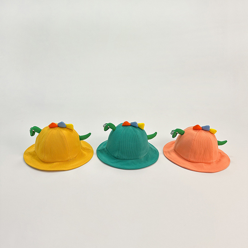 Dječja ribarska kapa s UV zaštitom, pamuk, dizajn dinosaura, unisex, uzrast 1–4 godina