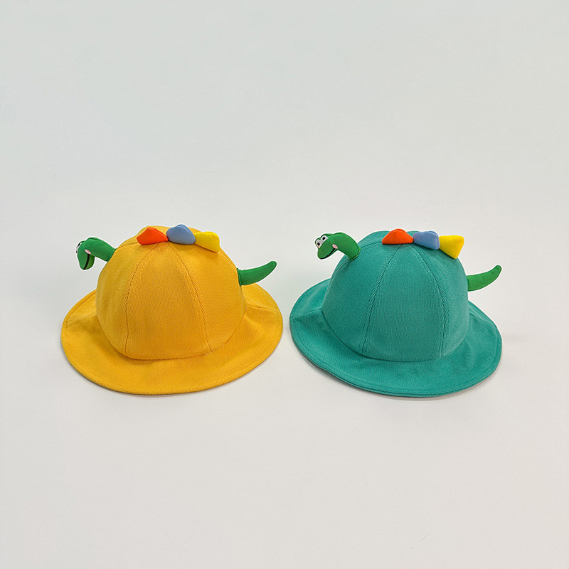 Dječja ribarska kapa s UV zaštitom, pamuk, dizajn dinosaura, unisex, uzrast 1–4 godina