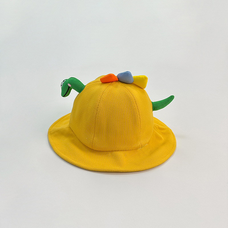 Dječja ribarska kapa s UV zaštitom, pamuk, dizajn dinosaura, unisex, uzrast 1–4 godina