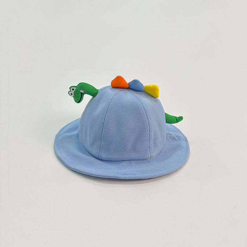 Dječja ribarska kapa s UV zaštitom, pamuk, dizajn dinosaura, unisex, uzrast 1–4 godina