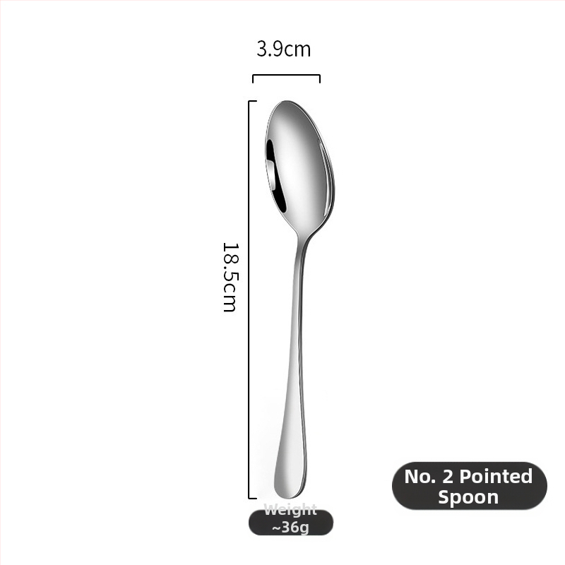 410 nerūdijančio plieno stalo įrankių rinkinys: peilis, šakutė ir šaukštas, veidrodinis poliravimas, šiuolaikiškas minimalistinis stilius, pritaikymas galimas