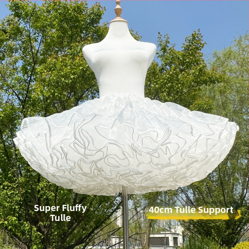 Lolita Petticoat – Boneless bustle; Materiál: Soft gauze; Veková skupina: Dospelí; Ročník/Sezóna: Summer 2025; Zdroj: Ready stock