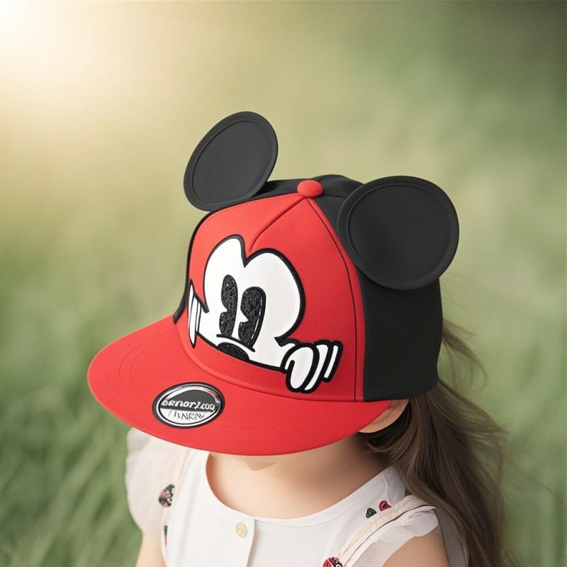 Gyerekeknek szóló sapka, széles karimával, pamutkeverék anyagból, 2–10 éveseknek, négy évszakos, hétköznapi stílus