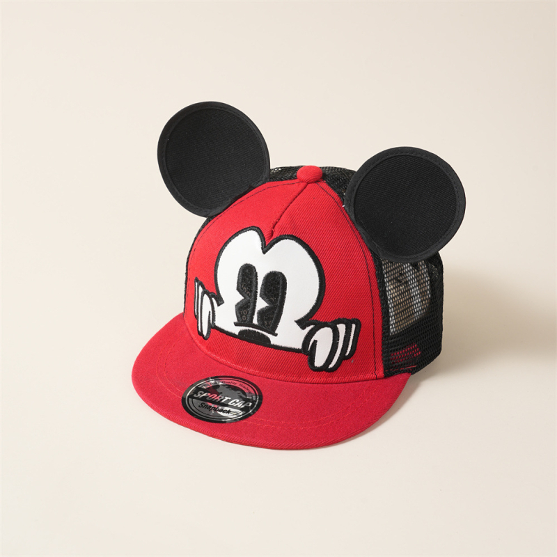 Gyerekeknek szóló sapka, széles karimával, pamutkeverék anyagból, 2–10 éveseknek, négy évszakos, hétköznapi stílus