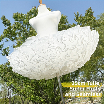 Lolita Petticoat Boneless Bustle, Soft Gauze, Fluffy Inner Wear, Summer 2025