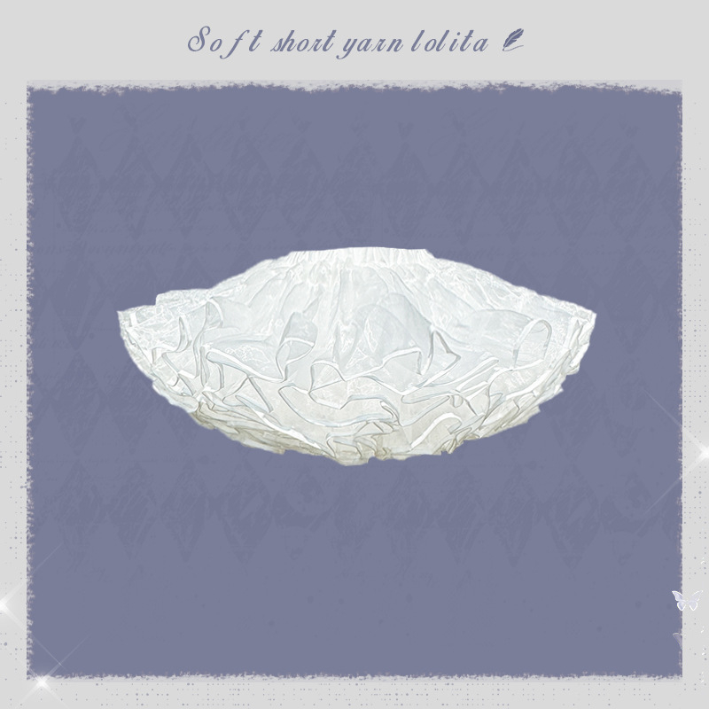 Lolita Petticoat Boneless Bustle, Soft Gauze, Fluffy Inner Wear, Summer 2025