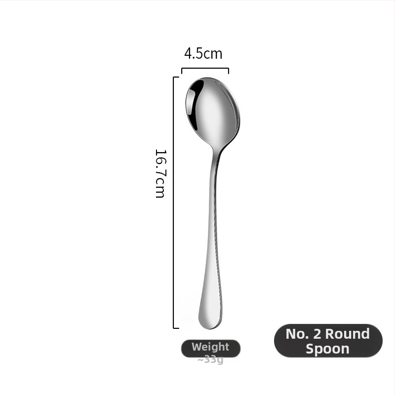 410 nerūdijančiojo plieno peilių, šaukštų ir šakutų rinkinys su veidrodiniu poliravimu — modernus, paprastas stilius.