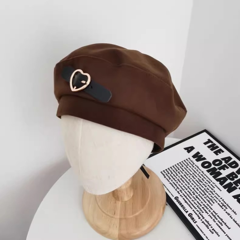 Dječji beret za jesen-zimu, vintage stil, vuneni beret za djevojčice, sladak i svestran