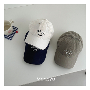 Dječja pamuk kapa s izvezenim slovima, prozračna, zakrivljeni rub, kupolasta Krona, za uzrast 2–6 godina