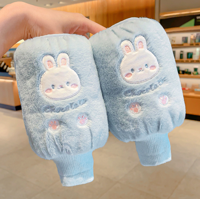 Laste käsivarred - mustusevastased, pehmelised õmmeldud varrukad karikatuursete loomadega (karu, küülik, koer) 1-8 aastat, talv/kevad/sügis