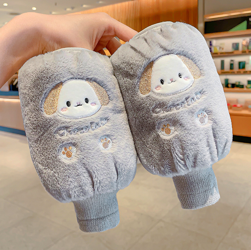 Laste käsivarred - mustusevastased, pehmelised õmmeldud varrukad karikatuursete loomadega (karu, küülik, koer) 1-8 aastat, talv/kevad/sügis