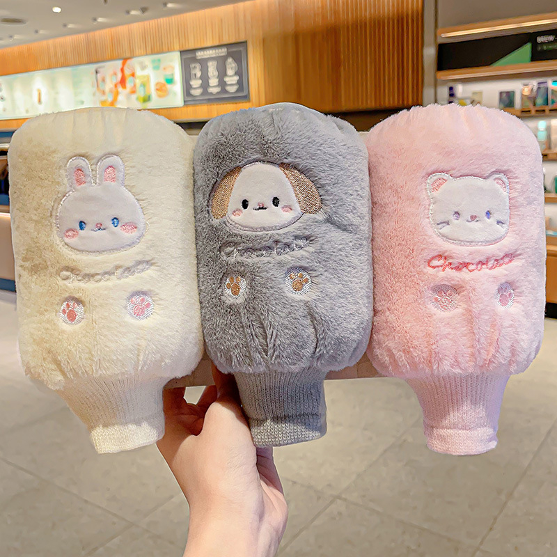 Laste käsivarred - mustusevastased, pehmelised õmmeldud varrukad karikatuursete loomadega (karu, küülik, koer) 1-8 aastat, talv/kevad/sügis