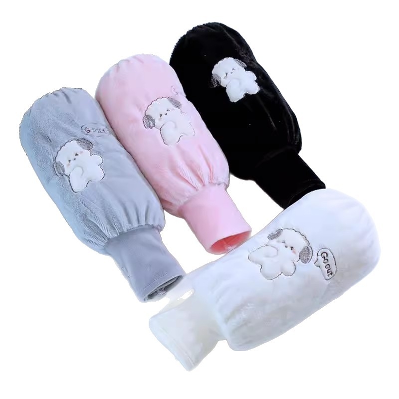 Dvostruki rukav za grijanje s anti-prljavštinom, za odrasle i djecu, integrirane rukavice, Jade Rabbit Velvet + Crystal Knit, jesensko izdanje 2023