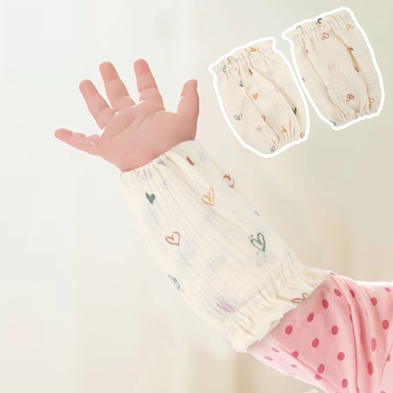 Väikelaste joonistusvarrukad, mustusevastased, 100% puuvill, 1–3 aastat, kõik aastaajad, pastoraalne muster