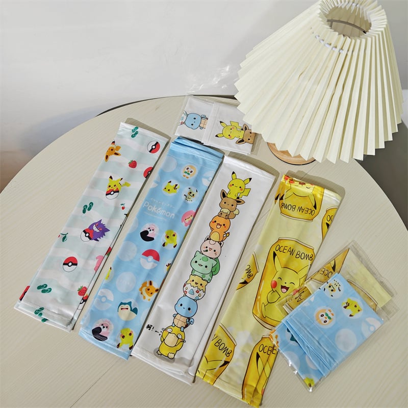 Ljetne dječje rukave za podlakticu s UV zaštitom, led silk materijal, tanke, dizajn crtanog lika