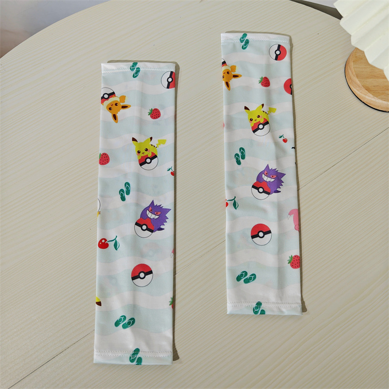 Ljetne dječje rukave za podlakticu s UV zaštitom, led silk materijal, tanke, dizajn crtanog lika