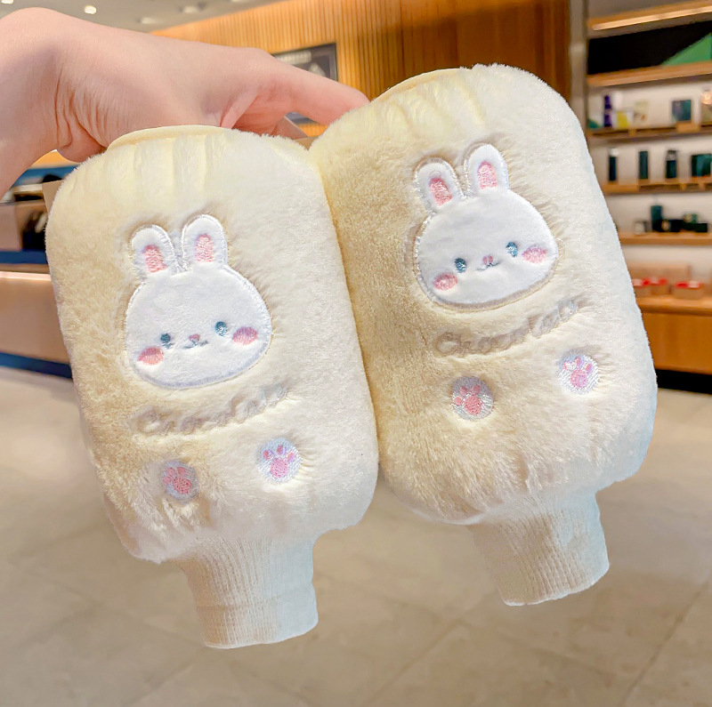 Lastel anti-mustuse plüüskäe mansetid, multikloomade motiividega (karu, küülik, koer), tikitud, vanusegrupid 1–8 aastat, talv-kõik- Sügis