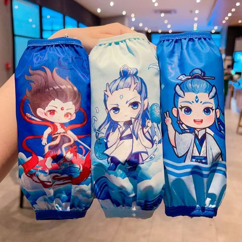 Unisex veekindlad laste varrukad multikunstilise kujundusega, sügis-talve hooaeg, polüester, vanus 1-13