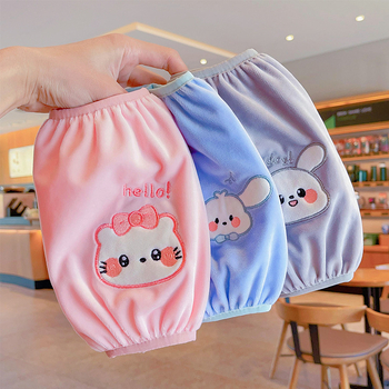 Karikatuurne plüüsmansett, õmmeldud, plekivastased, flaneli materjal, talve-, kevade- ja sügisperio jaoks