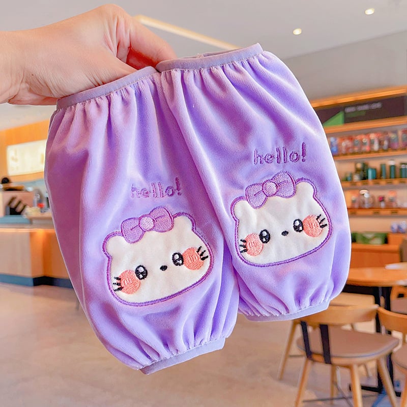 Karikatuurne plüüsmansett, õmmeldud, plekivastased, flaneli materjal, talve-, kevade- ja sügisperio jaoks