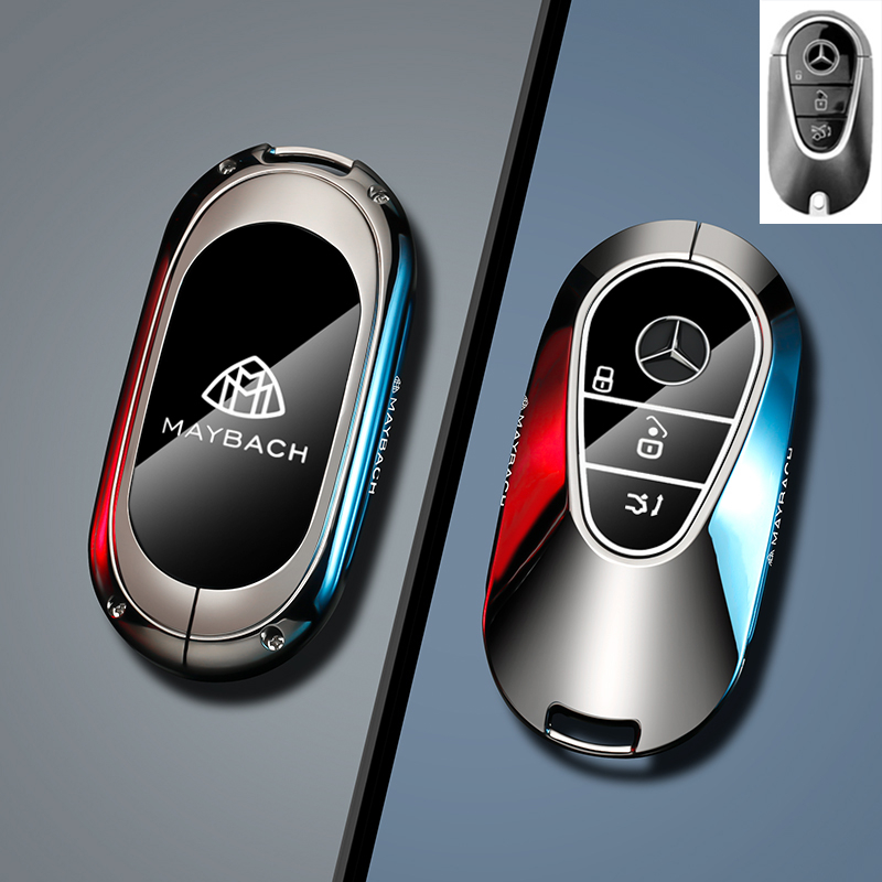 Zaštitnik ključa Maybach i Mercedes-Benz – minimalističko kućište od cinkovog legura, kompatibilno s S-klasom S450L/S480/S500L, GLS, C260L | Šifra proizvoda TB-781658809820