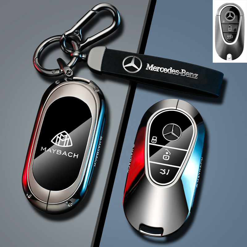 Zaštitnik ključa Maybach i Mercedes-Benz – minimalističko kućište od cinkovog legura, kompatibilno s S-klasom S450L/S480/S500L, GLS, C260L | Šifra proizvoda TB-781658809820