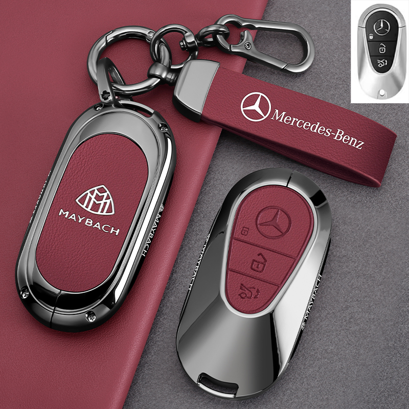 Zaštitnik ključa Maybach i Mercedes-Benz – minimalističko kućište od cinkovog legura, kompatibilno s S-klasom S450L/S480/S500L, GLS, C260L | Šifra proizvoda TB-781658809820
