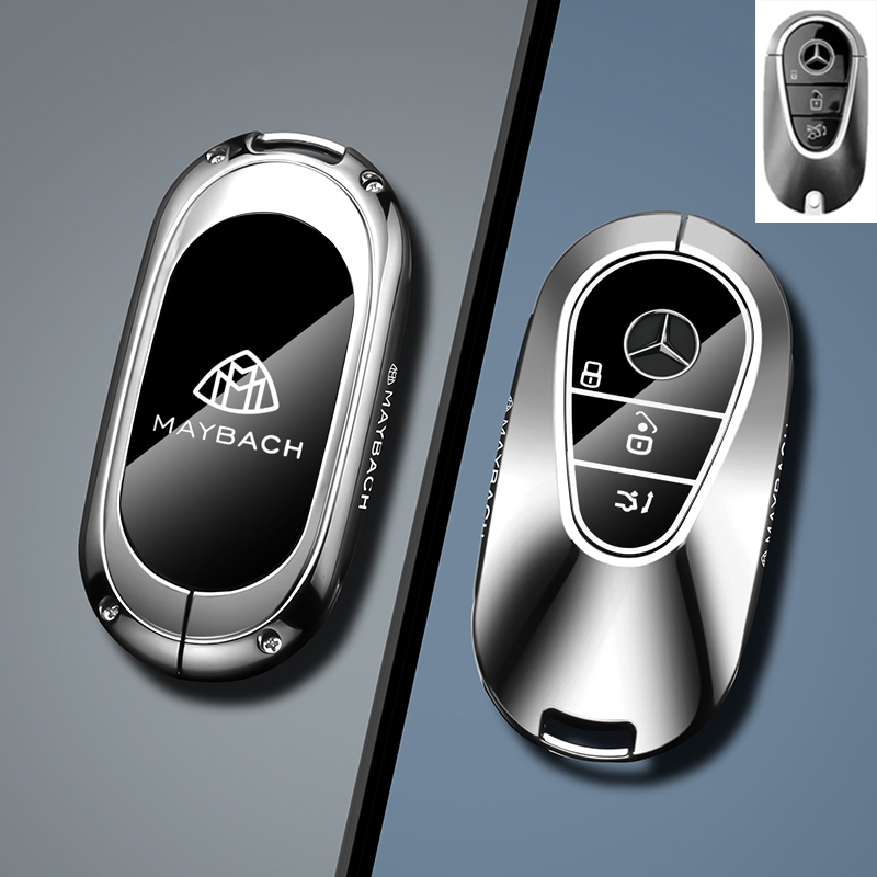 Zaštitnik ključa Maybach i Mercedes-Benz – minimalističko kućište od cinkovog legura, kompatibilno s S-klasom S450L/S480/S500L, GLS, C260L | Šifra proizvoda TB-781658809820