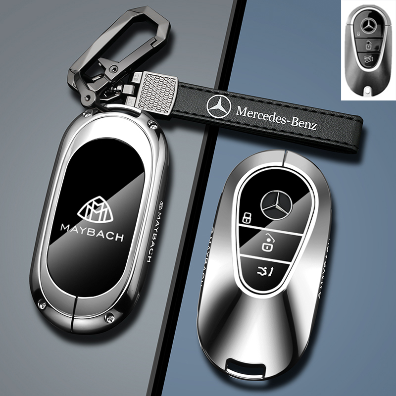 Zaštitnik ključa Maybach i Mercedes-Benz – minimalističko kućište od cinkovog legura, kompatibilno s S-klasom S450L/S480/S500L, GLS, C260L | Šifra proizvoda TB-781658809820