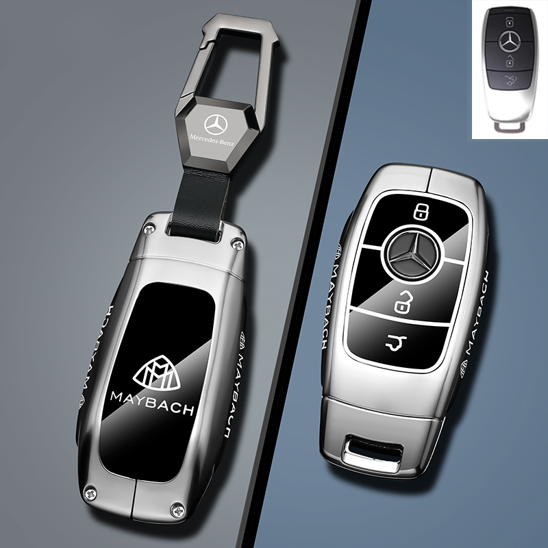 Zaštitnik ključa Maybach i Mercedes-Benz – minimalističko kućište od cinkovog legura, kompatibilno s S-klasom S450L/S480/S500L, GLS, C260L | Šifra proizvoda TB-781658809820